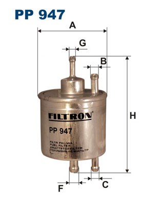 Fuel filter FILTRON PP947