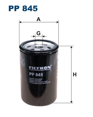 Fuel filter FILTRON PP845