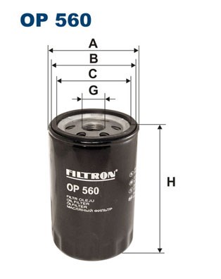 Oil Filter FILTRON OP560