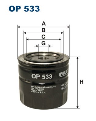 Oil Filter FILTRON OP533