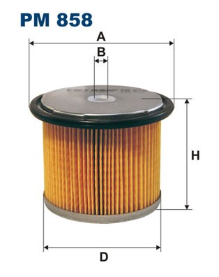 Fuel filter FILTRON PM858