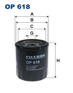 Oil Filter FILTRON OP618