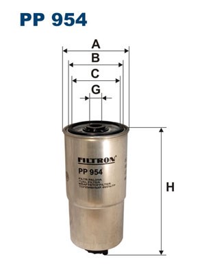Fuel filter FILTRON PP954