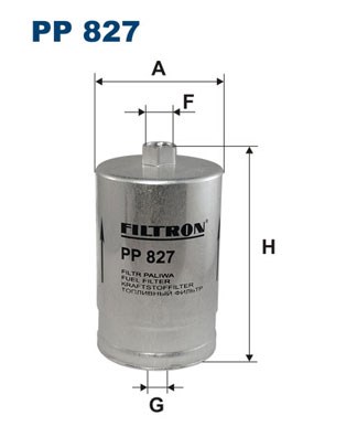 Fuel filter FILTRON PP827