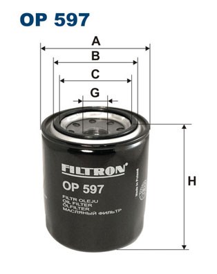 Oil Filter FILTRON OP597