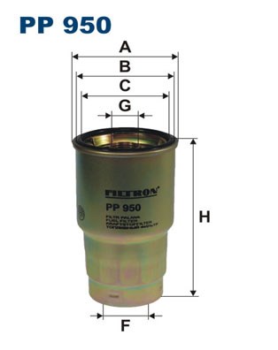 Fuel filter FILTRON PP950