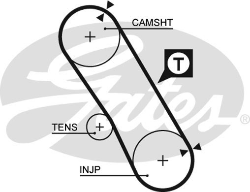 Timing Belt Kit GATES K015061XS 2