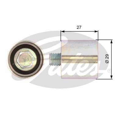 Deflection/Guide Pulley, timing belt GATES T42019