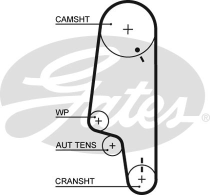 Timing Belt Kit GATES K015427XS 2