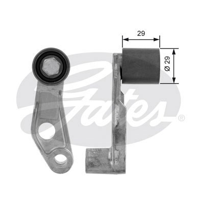 Deflection/Guide Pulley, timing belt GATES T42049