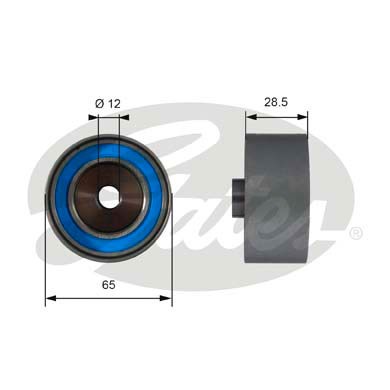 Deflection/Guide Pulley, timing belt GATES T42081