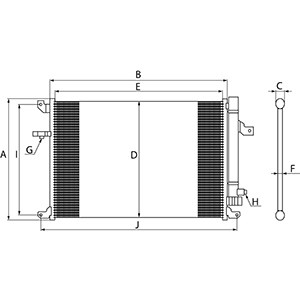 Condenser, air conditioning HC-Cargo 260029 2