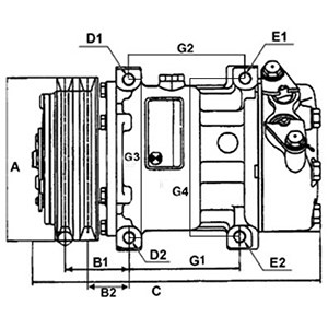 Compressor, air conditioning HC-Cargo 240864 4