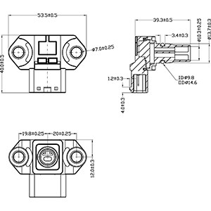 Sensor, intake manifold pressure HC-Cargo 182086 3
