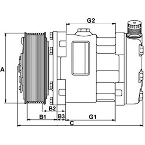 Compressor, air conditioning HC-Cargo 240888 4