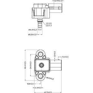 Sensor, intake manifold pressure HC-Cargo 182082 3