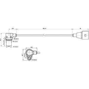 Sensor, crankshaft pulse HC-Cargo 150715 3