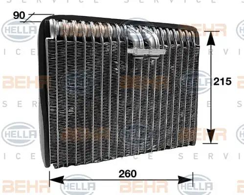 Evaporator, air conditioning HELLA 8FV351210-591