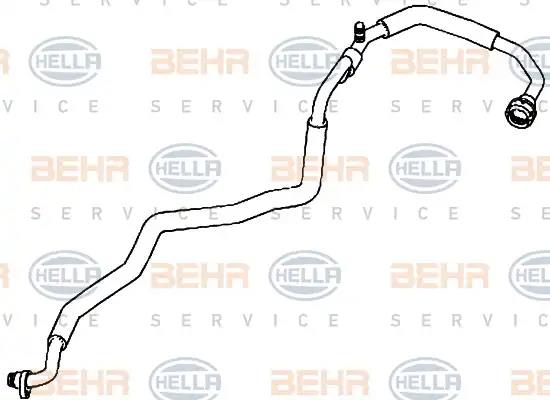 Low Pressure Line, air conditioning HELLA 9GS351338-231