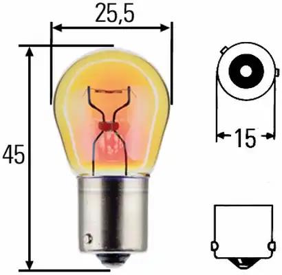 Bulb, indicator HELLA 8GA006841-801