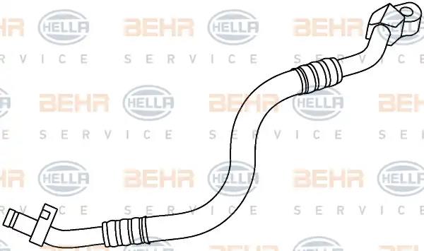 High Pressure Line, air conditioning HELLA 9GS351337-521