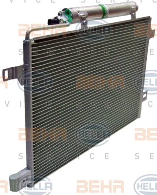 Condenser, air conditioning HELLA 8FC351301-671 6