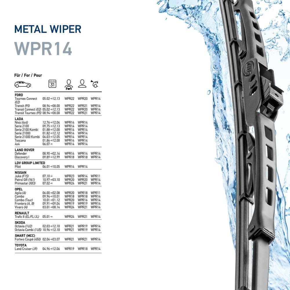 Wiper Blade HELLA 9XW190253-141 7