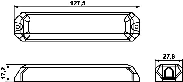 Strobe-type Beacon HELLA 2XD014560-201 2