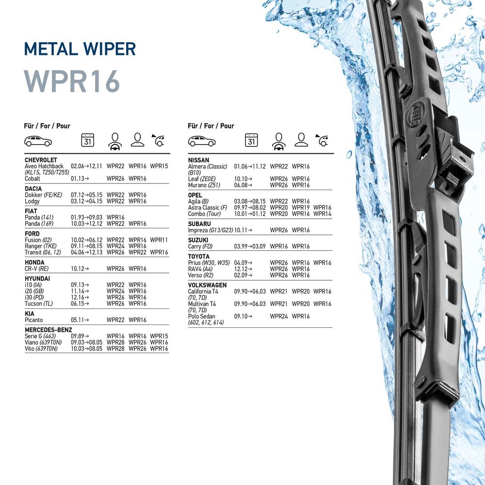 Wiper Blade HELLA 9XW190253-161 7
