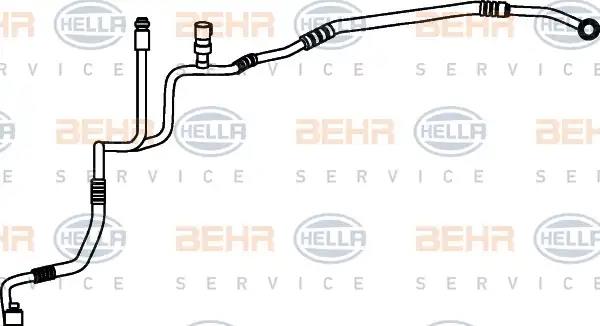High Pressure Line, air conditioning HELLA 9GS351337-191