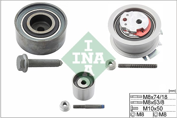Pulley Set, timing belt INA 530040509