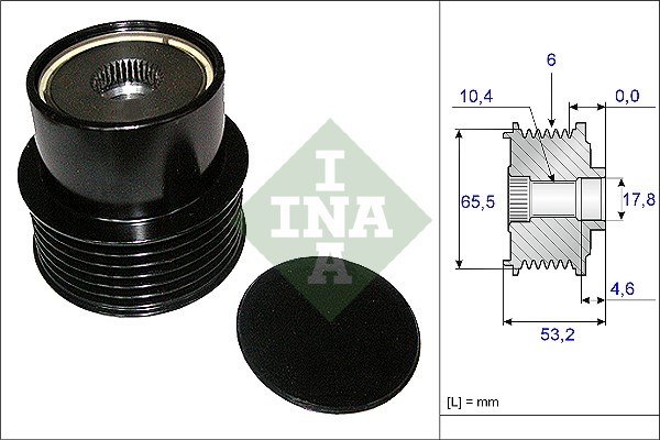 Alternator Freewheel Clutch INA 535019510