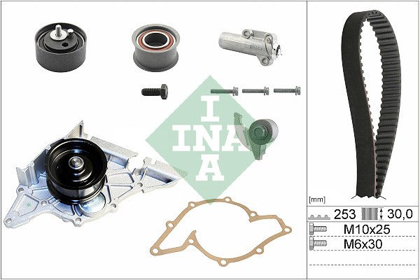 Water Pump & Timing Belt Kit INA 530017933
