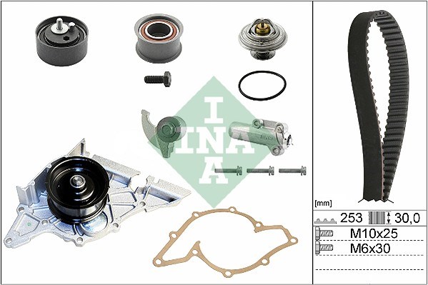 Water Pump & Timing Belt Kit INA 530017932
