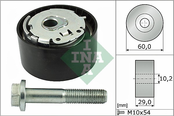 Tensioner Pulley, timing belt INA 531084110