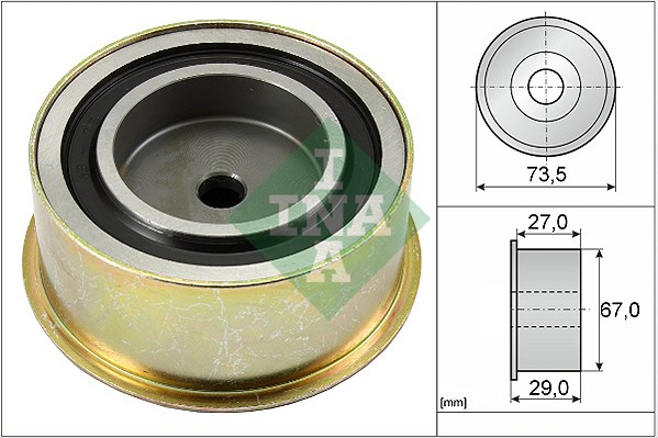 Deflection/Guide Pulley, timing belt INA 532003510