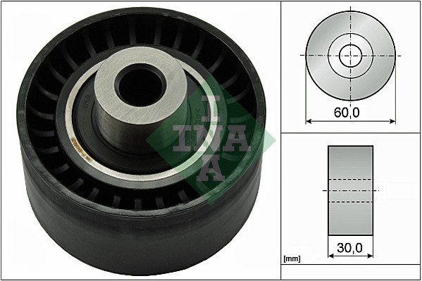 Deflection/Guide Pulley, timing belt INA 532047310