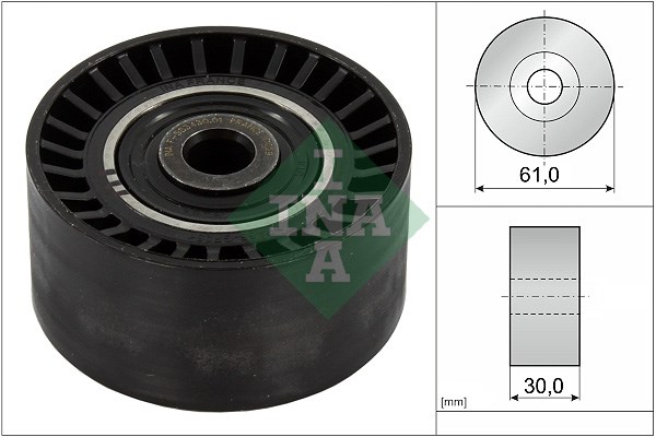 Deflection/Guide Pulley, timing belt INA 532062410