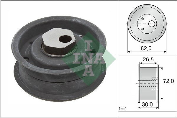 Tensioner Pulley, timing belt INA 531030410