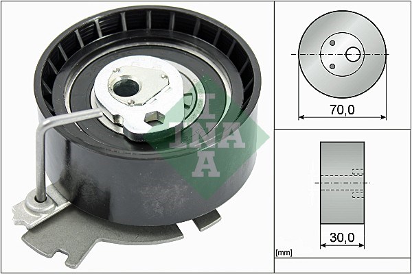 Tensioner Pulley, timing belt INA 531063210
