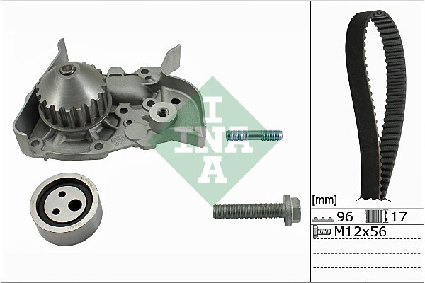 Water Pump & Timing Belt Kit INA 530019130