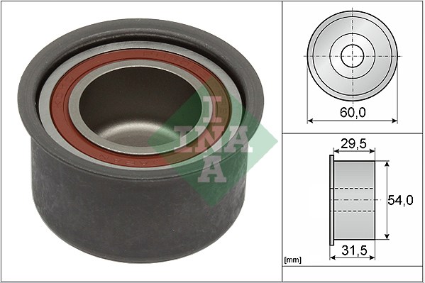 Deflection/Guide Pulley, timing belt INA 532045910