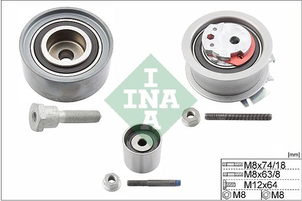 Pulley Set, timing belt INA 530046309