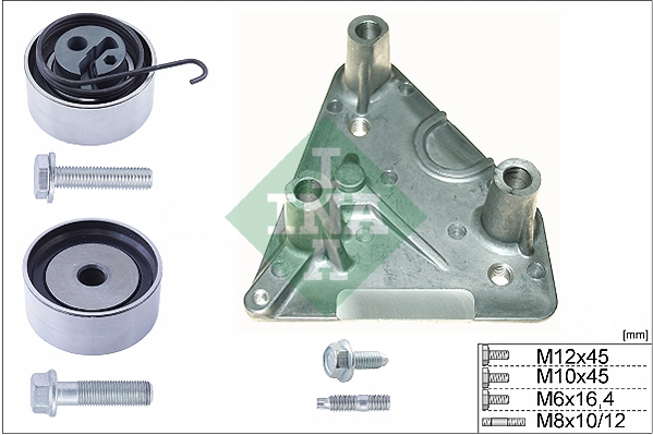 Pulley Set, timing belt INA 530049209