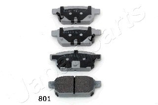 Brake Pad Set, disc brake JAPANPARTS PP801AF