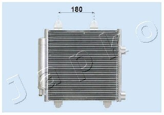 Condenser, air conditioning JAPKO CND033025