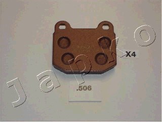 Brake Pad Set, disc brake JAPKO 51506