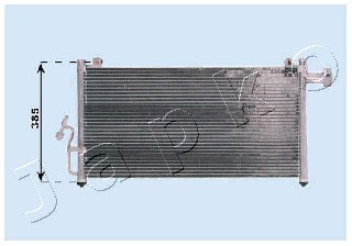 Condenser, air conditioning JAPKO CND253014