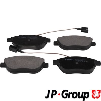 Brake Pad Set, disc brake JP Group 1263607610