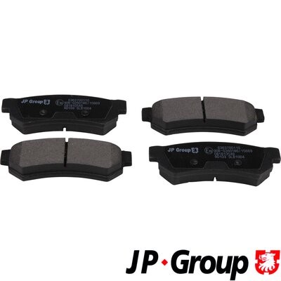 Brake Pad Set, disc brake JP Group 6363700110